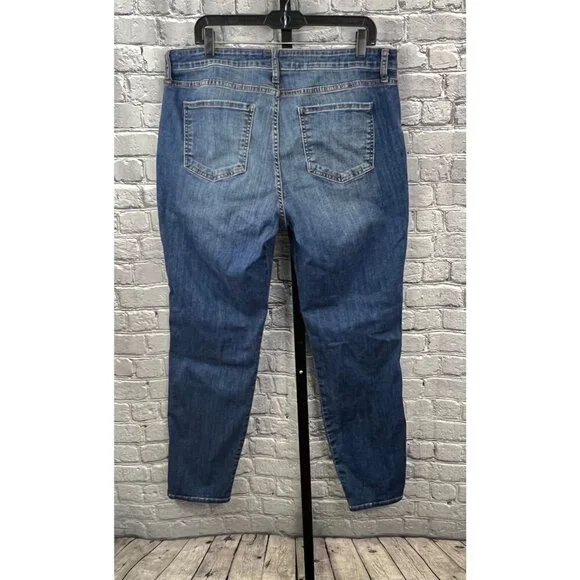 Kut From The Kloth Diana Fab Ab Skinny High Rise Jeans Size 16 Blue - Picture 2 of 9